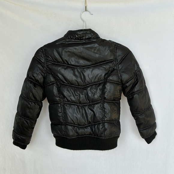 Justice Black Puffer Jacket - Picture 2 of 7